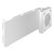 Minn Kota S86 White Jack Plate Adapter for Raptor Starboard 8in Setback 6in Rise