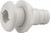 Sea-Dog Line Poly Thru-Hull (Wht) 1 1/8 In 520770-1