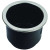 T.H. Marine Blk Mldd Cup Hldr With Ss Rim Lch-1Sr-Dp