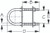 Sea-Dog Line Ss U-Bolt 1/4X2 Crimped Ears 080265-1