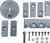 Recambios Marinos Kit Anodes Mercury Aluminum Reckitmverado6Al