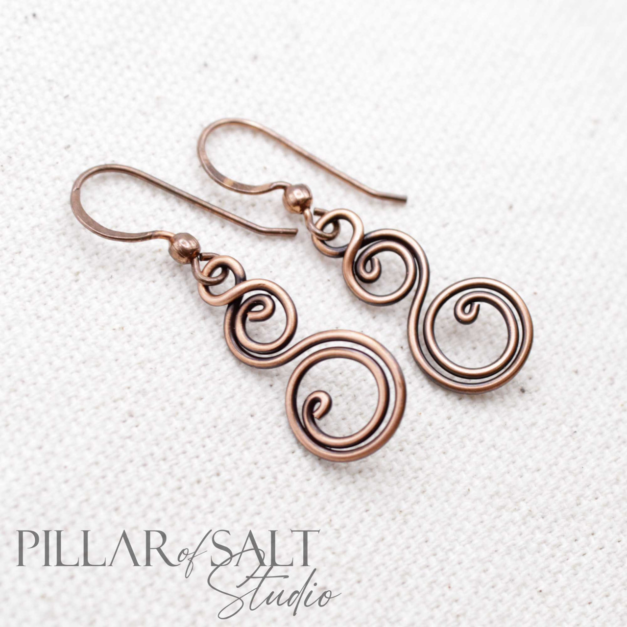 Twist Earrings Sterling Silver Small Spiral Double Hoop Helix - Etsy |  Sterling silver earrings studs, Spiral earrings, Etsy earrings