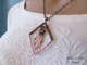 Copper wire wrapped pendant necklace / jewelry by Pillar of Salt Studio
