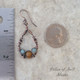 Teardrop Wire wrapped earrings by Pillar of Salt Studio