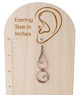 Long Wire Wrapped Copper Earrings