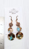 Circle Drop Mermaid Earrings C