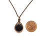 Black Onyx & Copper Pendant Necklace