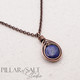 Lapis Lazuli & Copper Pendant Necklace