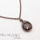 Smoky Quartz & Copper Pendant Necklace