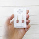 Strawberry Quartz Yellow Gold-Filled Drop Earrings