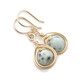 Kiwi Jasper Gold-Filled Drop Earrings