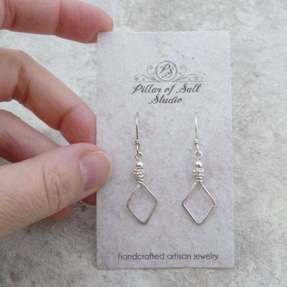 handmade silver earrings