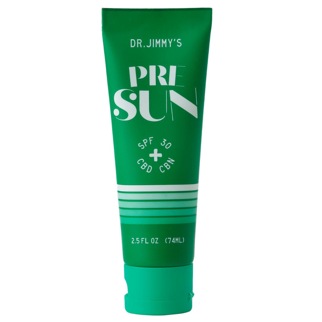 dr.jimmy's pre sun cbd sunscreen #22K21A1 testing