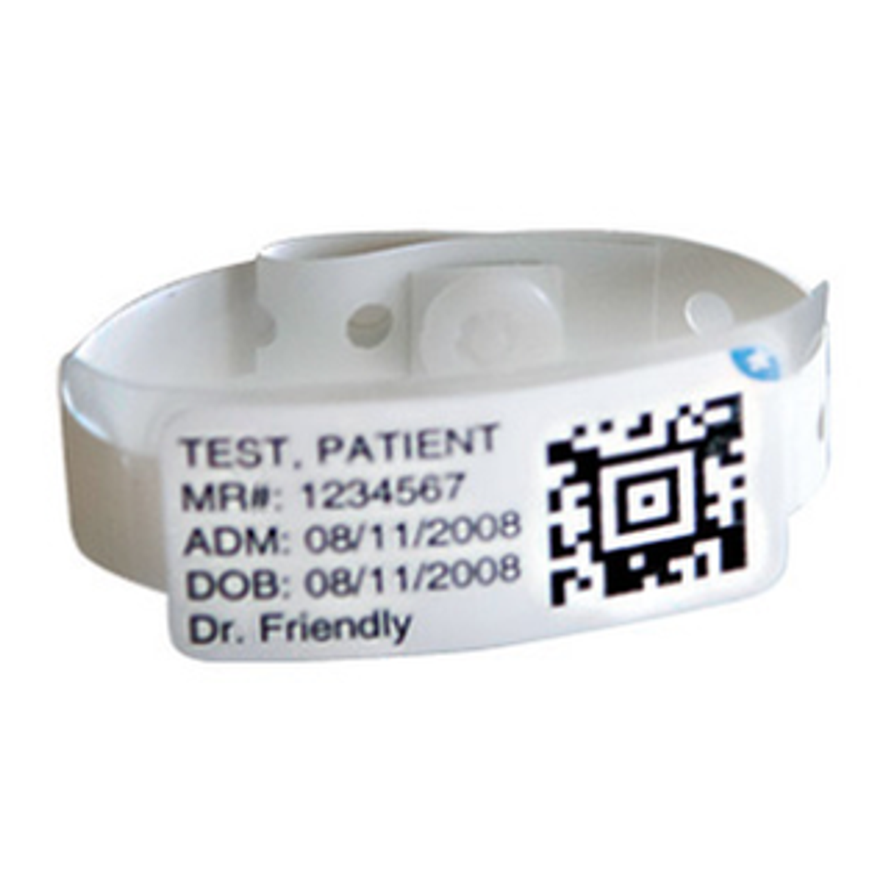 Vinyl Infant Wristband Clip Closure