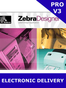 ZebraDesigner Pro 3,ACTIVATION KEY (1 PC), Email Delivery | P1109127
