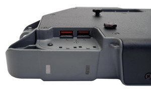 Samsung Galaxy Tab Active Pro/ACTIVE4 PRO Vehicle Docking Station with MP205 connector. Dual powered USBs. Connect to a power supply with mating MP205 connector jack. |  7160-1418-30 | 7160-1418-30