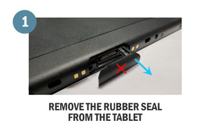 Zebra 2 in 1 attachable keyboard for the ET51/56 French CA | 7160-1585-05 | 7160-1585-05