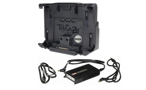 KIT: Panasonic Toughbook G1/G2 Docking Station with LITE Port Replication, No RF, VESA Hole Pattern (7160-0487-20) with LIND 11-16V Auto Power Adapter with Bare Wire Lead (7300-0460) | 7170-0968-00 | 7170-0968-00