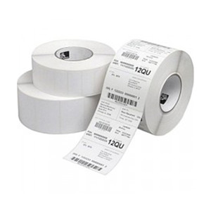 Label, Paper, 1.1875x0.8438in (30.2x21.4mm); DT, Z-Select 4000D, High Performance Coated, All-Temp Adhesive, 1in (25.4mm) core, 2710/roll, 6/box, Plain | 10010037