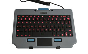 KIT: Rugged Lite Backlit Keyboard and Quick Release Keyboard Cradle | 7170-0817-01 