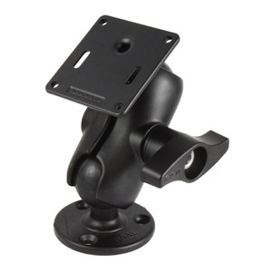 RAM® Double Ball Mount with 75x75mm VESA Plate and Jam Nut - Short | RAM-D-101U-C-MI1-2461 | RAM-D-101U-C-MI1-2461
