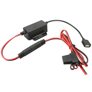 GDS® Modular 30-64V Hardwire Charger with Female USB Type A Connector | RAM-GDS-CHARGE-V8BU