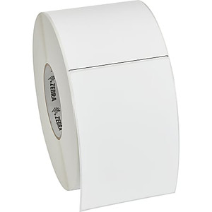 Label, Polyester, 4x6in (101.6x152.4mm); TT, Z-Ultimate 4000T High Tack White, High Performance Coated, HighTack Adhesive, 3in (76.2mm) core, 790/roll, 4/box, Plain | 10008519