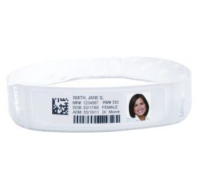 Wristband/Labels, Paper/PET, 8.5x11in (216x279mm); Laser, LaserBand 2 Advanced, Adhesive Closure, Adult, Hole Punched, 1000 sheets/box| LB2-ADULT-L3 | LB2-ADULT-L3