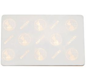 Zebra white composite cards, 30 mil, Authentic (500 cards) | 104524-122