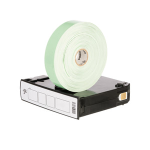 Wristband, Polypropylene, 1x10in (25.4x254mm); Direct thermal, Z-Band Fun, Adhesive closure, Cartridge, 350/roll, 6/box, Green | 10012713-4K