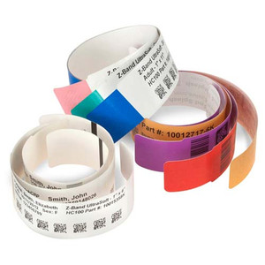 Wristband, Paper/PET, 3x11in (76x279mm); Laser, LaserBand Original, Adhesive Closure, Adult, 1500 sheets/box| PLS-101AX | PLS-101AX