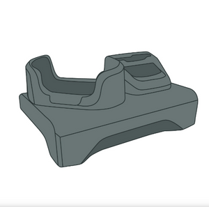 ET4X Optional T-adapter for 10 ET40, ET45, ET40HC, ET45HC for use in ET4X Four Slot Cradle (Pack of 4) (Accommodates 10in tablet,  Exoskeleton, Payment Terminals, Expansion Backs, Healthcare hand strap) | ADP-ET4X-10T4S1-04