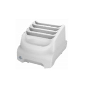 TC21/TC26 Healthcare White 4-slot Battery Charger, supports both standard and enhanced TC2X Batteries; Power Supply and DC Cable sold separately (PWR-BGA12V50W0WW, CBL-DC-388A1-01) | SAC-TC2W-4SCHG-01