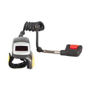 Corded Ring Scanner To WT6000 Wearable Terminal, Short Cable To Wrist, Worldwide | RS4000-HPCSWR