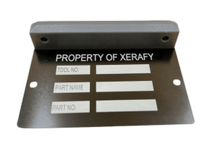 Xerafy XPLATE Aluminum RFID Nameplate - Bulk Order (MOQ 1K Units)