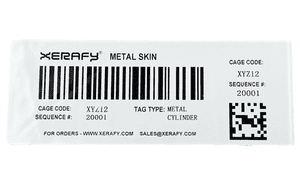 Xerafy Mercury RFID Label - Bulk Order (MOQ 500 Labels - 300 Labels Per Roll)