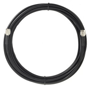 PT240-002-SSM-SSM: LMR240 Type equivalent Low Loss Coax Cable - 2 Feet - SMA Male - SMA Male