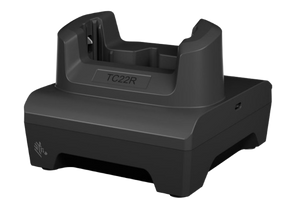 SINGLE-SLOT CHARGE-ONLY CRADLE FOR TC22R, Requires USB-C cable (CBL-TC5X-USBC2A-01) and Country Specific Power Supply (PWR-WUA5V12W0xx)