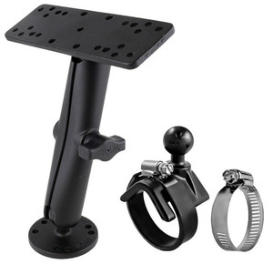 6 Inch Antenna Mounting Bracket - Fully Articulating Wall or Mast Mount for 2 or 4 Stud RFID Panel Antennas. | EZ-M6-COMBO
