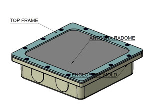 MT-242042/NLH: LHCP Forklift Antenna 902-928 MHz, 7dBic