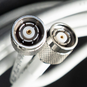 PTW240-005-RTM-RTM: 5 Feet 240 White Type Low loss Cable Assembly with Reverse Polarity TNC-Male and Reverse Polarity TNC-Male Connectors