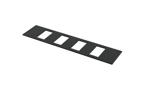 Rocker Switch Filler Panel – 4 Knockouts