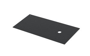 Faceplate – 4″ Filler Panel with 1/2″ Knockout