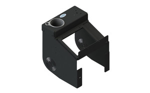Small Workstation Radio Platform with Cup Holder (Deep Angled)