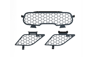 Ford Police Interceptor® Utility Cargo Window Guards – Hex Mesh with Lightbar Cutout