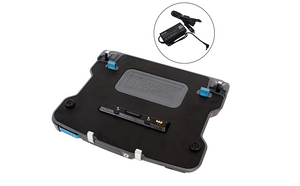 Getac B360 Laptop Docking Station with Getac 120W Cig Plug Auto Power Adapter (Tri RF)