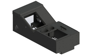 Universal Wide Body Console Box Kit with Locking Storage and Cup Holder
