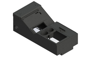 Universal Wide Body Console Box Kit with Printer Mount, Locking Storage and Cup Holder