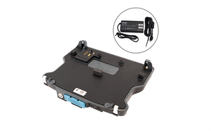 Getac V120 Docking Station, Full Port, QUAD RF with 120W Bare Wire Auto Power Adapter