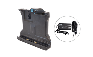 Getac G140 Tablet Docking Station, Full Port, QUAD RF with 120W Bare Wire Auto Power Adapter